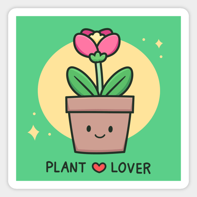 Plant lover Magnet by KammyBale